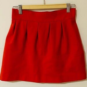 Zara Vibrant Red Mini Skirt